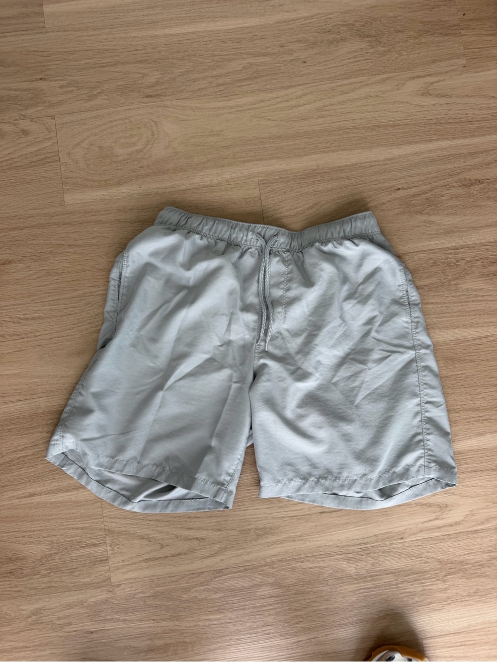 ASOS Light Gray Athletic Drawstring Shorts